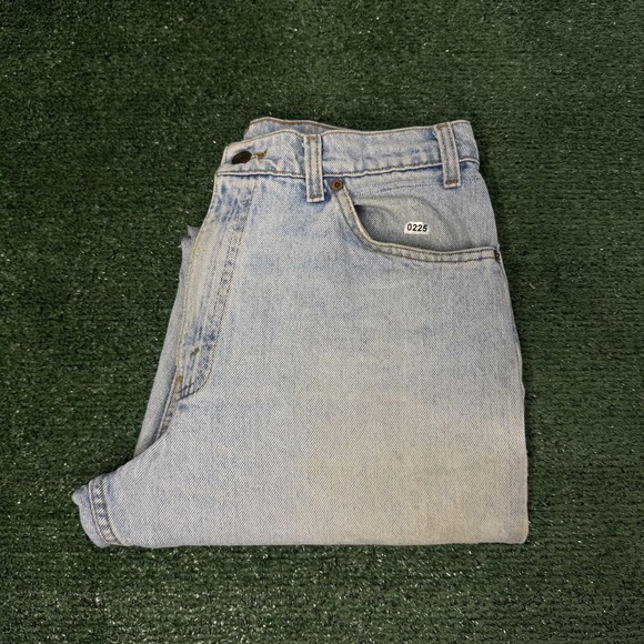 Levis 550 90's Jeans Mens 33x32 Blue Relaxed Tapered Leg Denim Light Wash - Picture 8 of 8